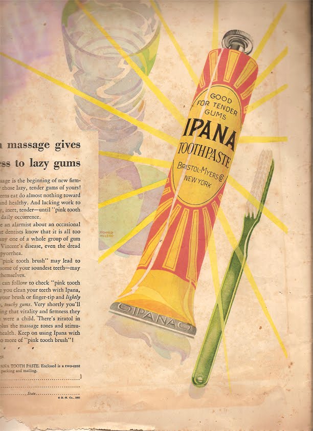 Robin Gifts You Can Feel Good About Ipana Toothpaste Tube Retro Tuesday, Rednesday