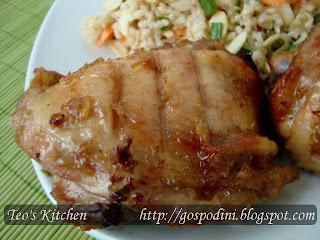 Pui marinat cu lemongrass