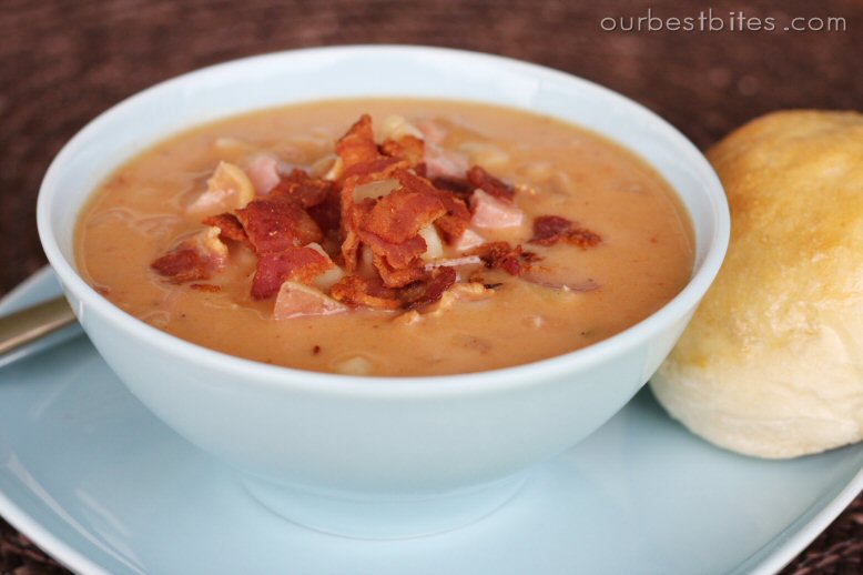 Smokey Bean Soup with Ham and Bacon Our Best Bites