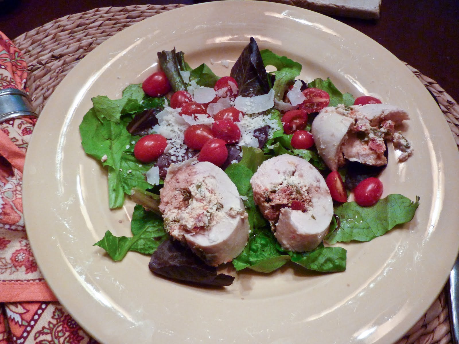 FEAST EVERYDAY Chicken Breasts Stuffed with Goat Cheese, SunDried