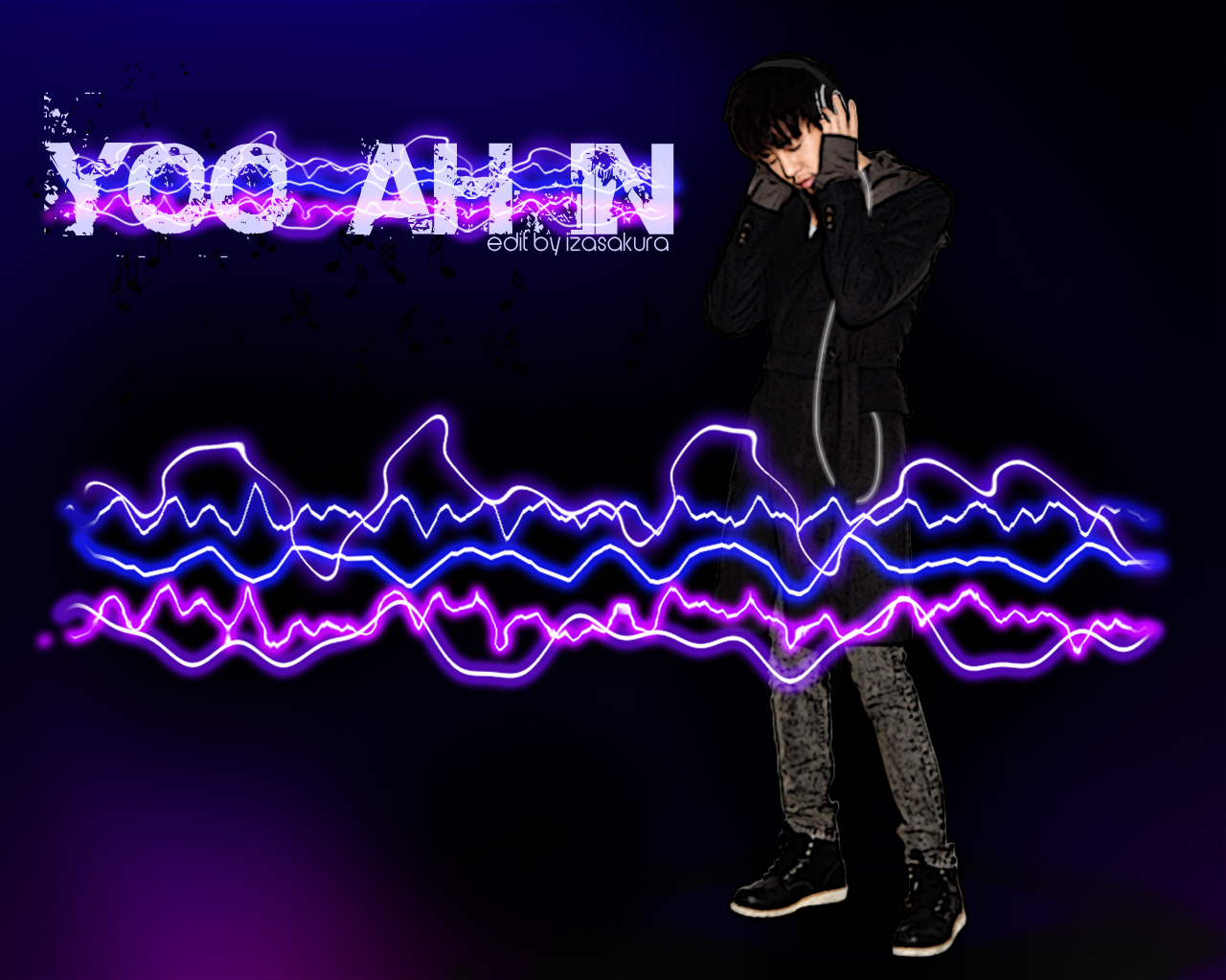 Yoo Ah In Wallpaper Audio wave