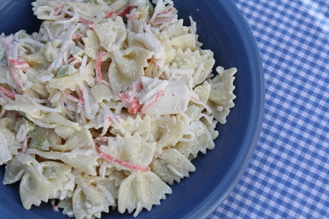 Mommy's Kitchen - Recipes From my Texas Kitchen: Pasta Crab Salad