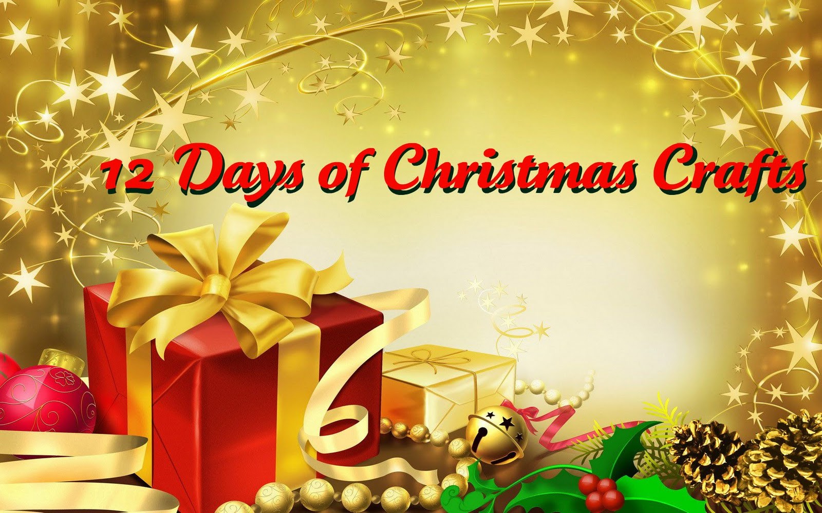 The Crafty Crystal: 12 Days of Christmas Crafts #12: Easy Chrismas Decor