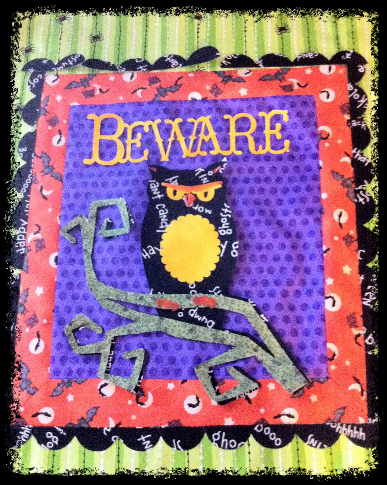 Creative CSI Cricut Appliqué with Happy Hauntings