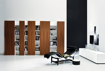 The Bedroom Studio: Code modular bookcase system