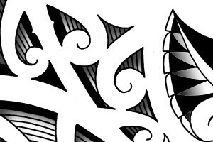 maori forearm tattoo pattern stencil