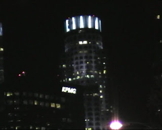 Los Angeles US Bank building ex Library Tower by night