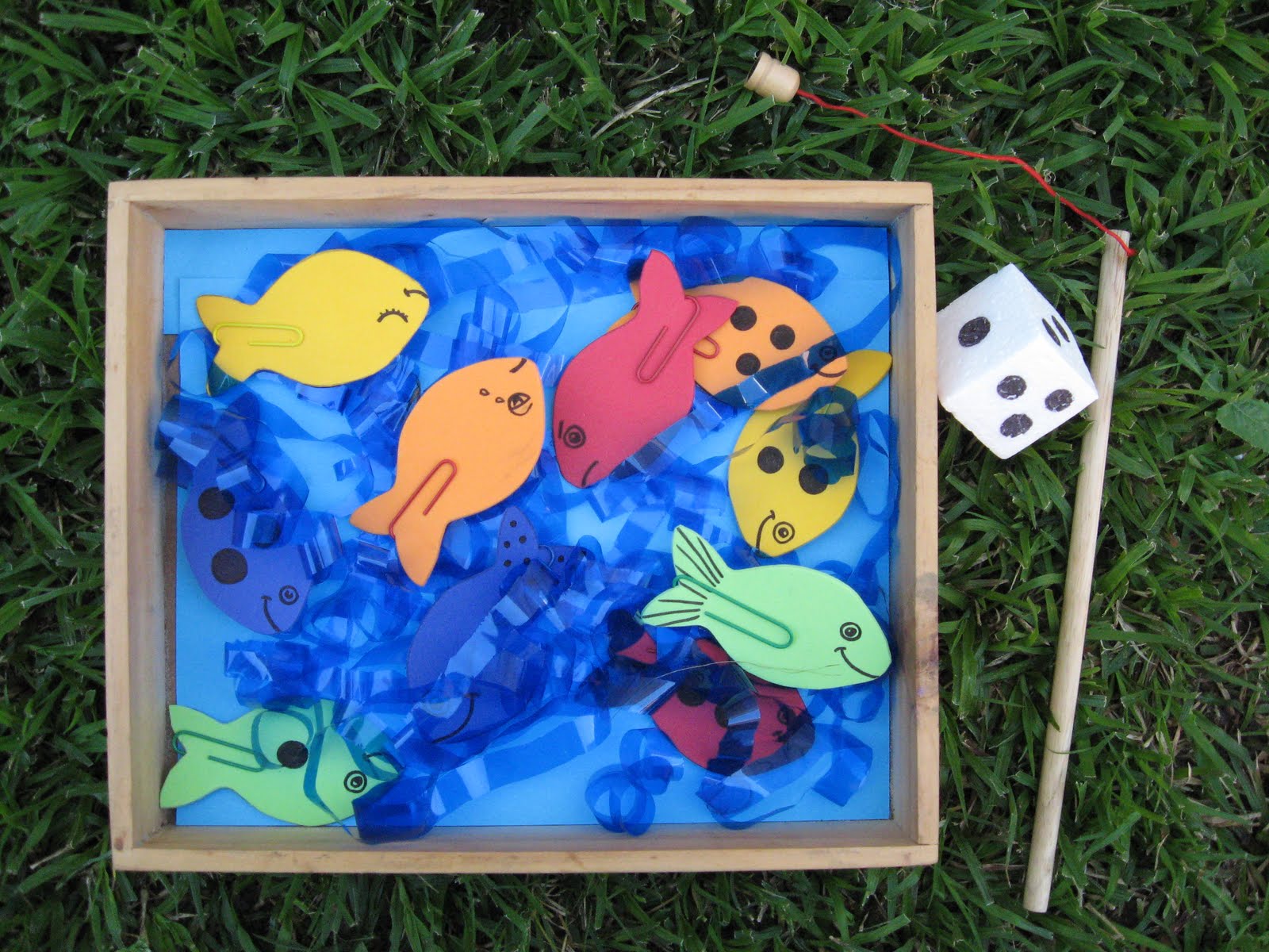 ...Joyful Mama's Place...: Foam fish numbers game