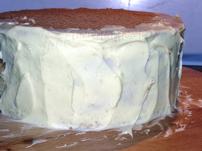 Ganache auf Torte