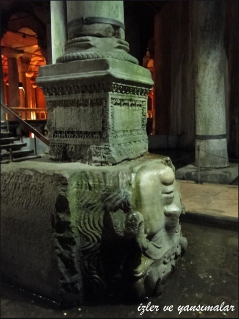 Yerebatan Sarnıcı - Basilica Cistern - Medusa izlerveyansimalar.blogspot.com