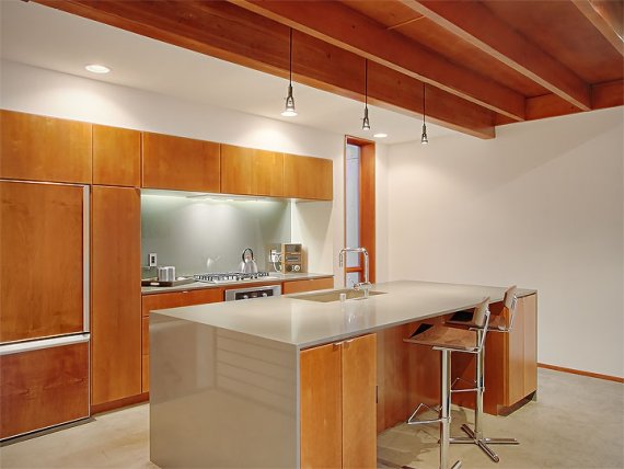 revista populares: Los diseños modernos de cocina de madera que su