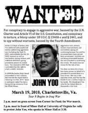 Protest Call: Indict John Yoo, A War Criminal