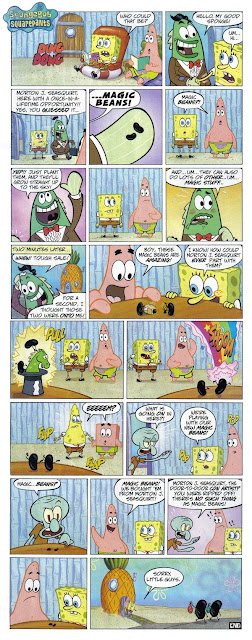 Koleksi Komik Spongebob Magic Beans Gambar