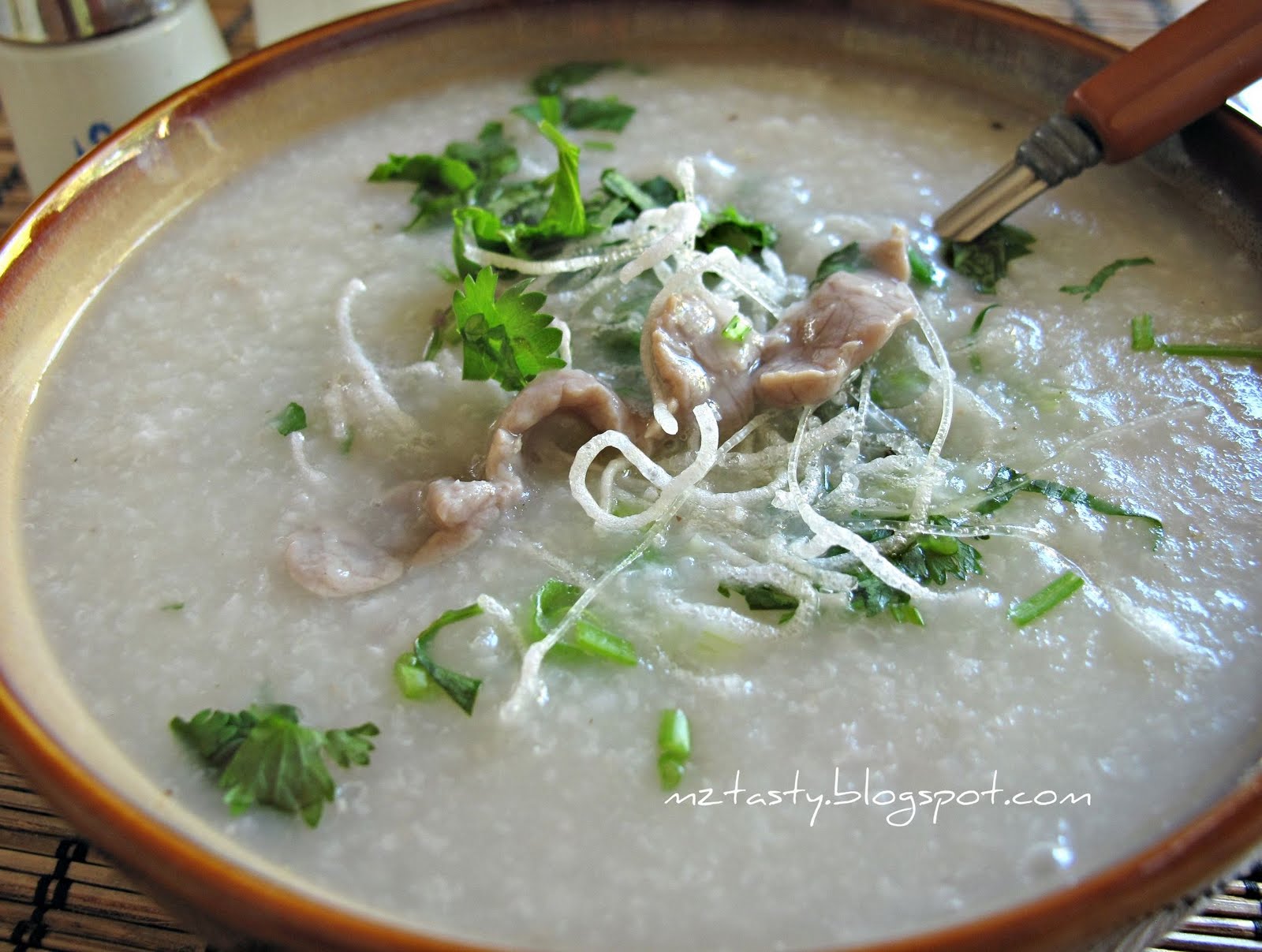MzTasty's Kitchen, Savor The Flavor Beef Porridge/Congee