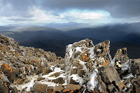 Southern Ranges from Hartz Peak - 26th June 2010