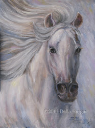 horse running equine painting horses oil impressionist spirit della creative burgus canvas drawings artist