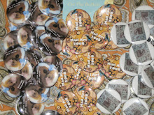Mail Art buttons for sale!