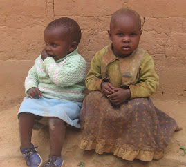 Children Waiting Outside Wambua Home
