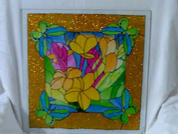 glass painting designs simple flower originally oct pm copy cappy posted