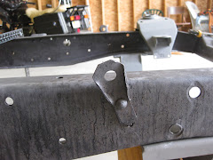Riveted brake line bracket
