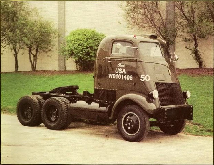 I'm Liking Trucks Rare Ford COE Twin Engine