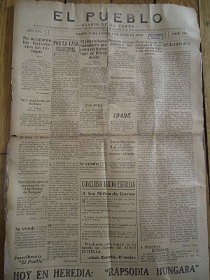 El Pueblo (diario de la tarde) - Banes