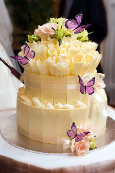 Butterfly Wedding Cakes Above