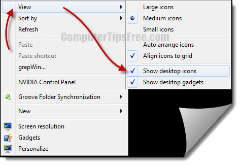 Desktop Icons Missing Or Disappeared Windows Shows Blank Sa Post