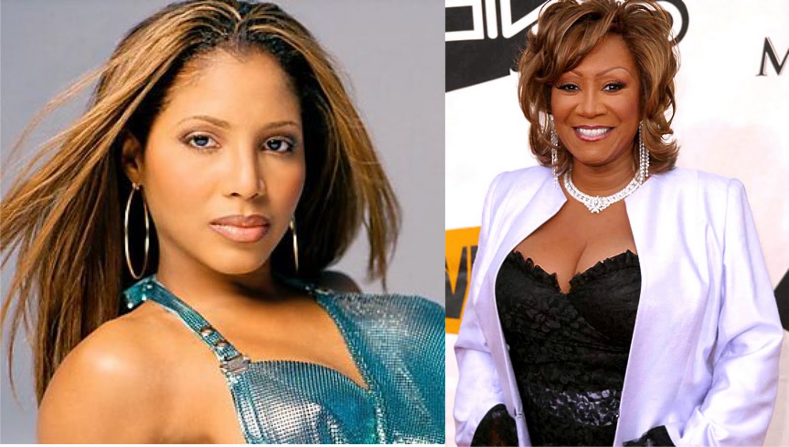 10.Toni Braxton & Patti Labelle. 