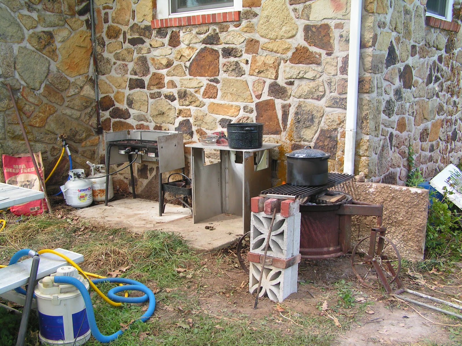 A Satisfying Life The Outdoor Canning Kitchen