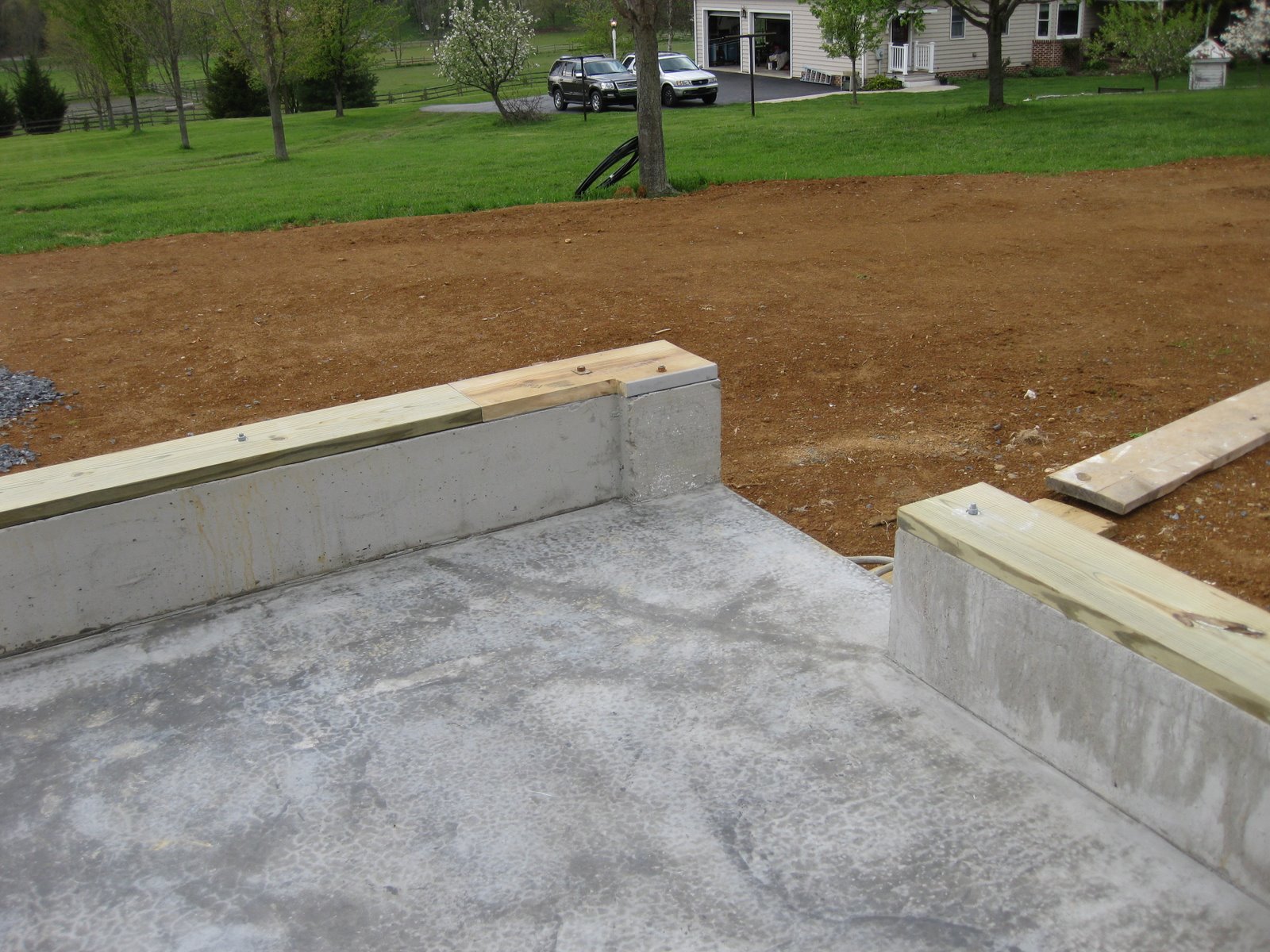 The Beaumont Barn Installing the Sill Plate