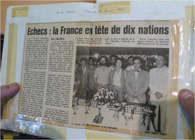 Le 06 juin 1990, tournoi international d’échecs de la ville d’Antibes ! - photo Yvan Poirier