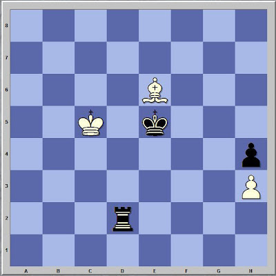 Dans cette position de la partie Bacrot-Radjabov, le français avec les blancs a abandonné après 73...Re5. 