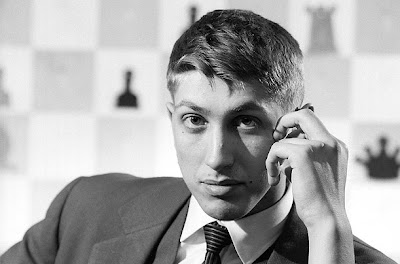 Le tout jeune champion américain Bobby Fischer