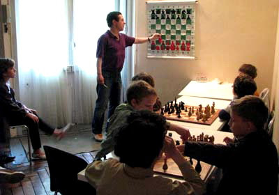 Professeur d'échecs - photo Lutèce échecs
