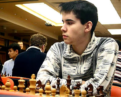 Ian Nepomniachtchi, leader surprise du tournoi rapide de Natanya © ChessBase 