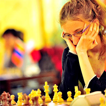 La joueuse d'échecs française Marie Sebag 4ème © ChessBase