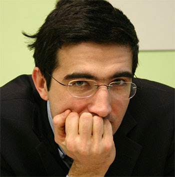 le grand-maître d'échecs russe Vladimir Kramnik