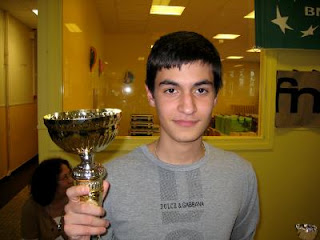 Roudolph Grigorian, vainqueur dans la catégorie Minime © Chess & Strategy