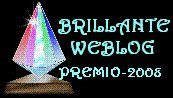 Premio Honorifico Brillante Weblog 2008