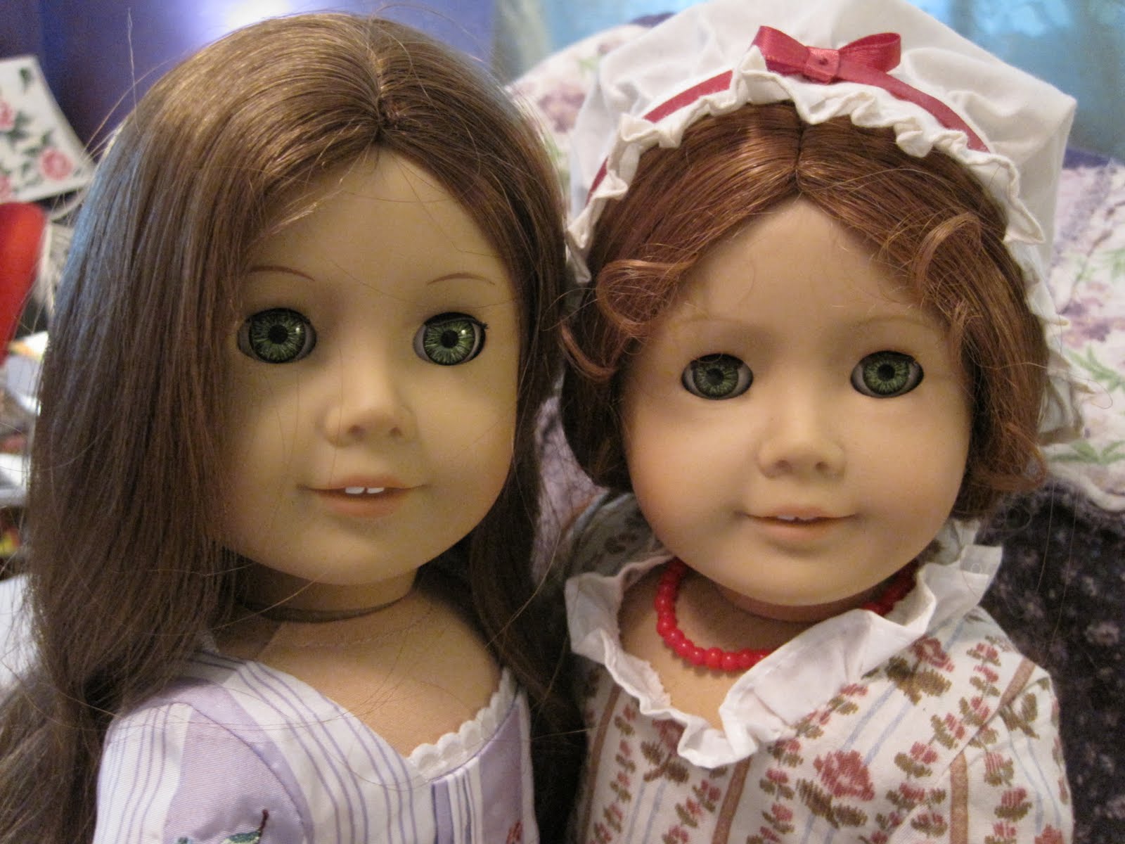 Mattel and Pre-Mattel Felicity Doll Comparison.