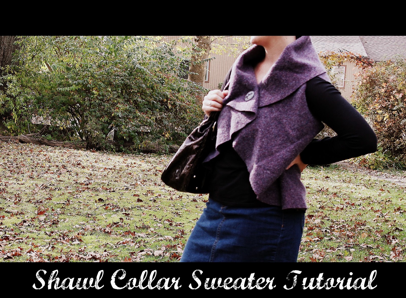 Comfy Sews Shawl Collar Sweater Tutorial The Cottage Mama