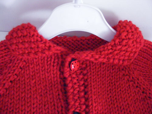La Belle Helene: Little red swing jacket