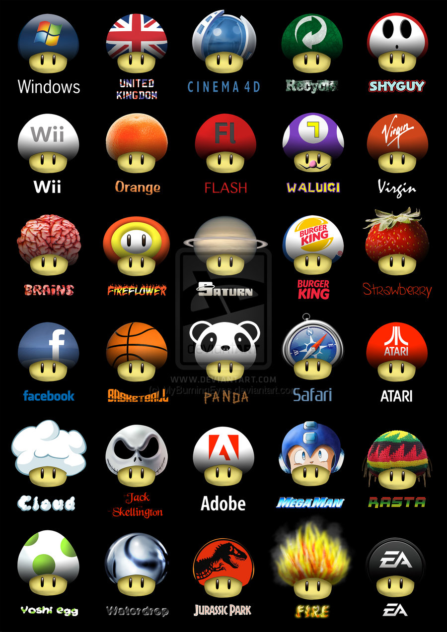 Gfest New Super Mario Mushrooms Types