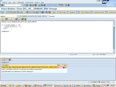 The Guru Speaks - About SAP: Vendor Enhancement Step-By-Step