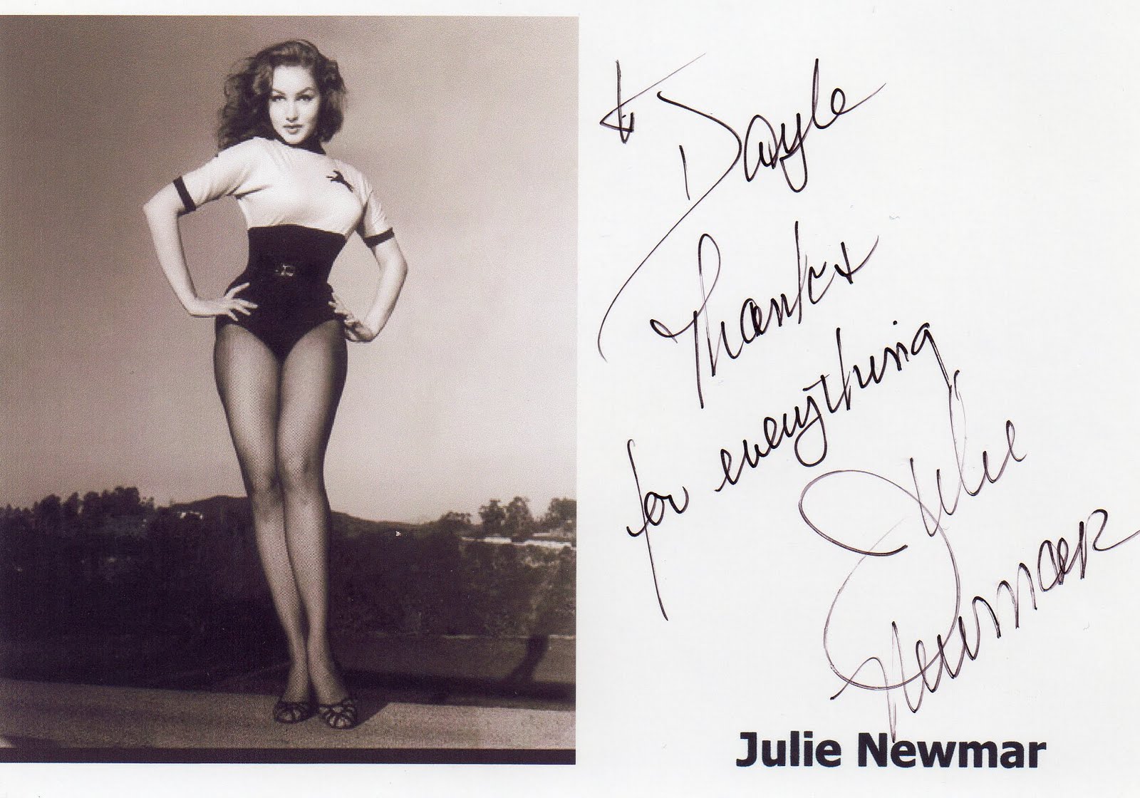 Julie Newmar.