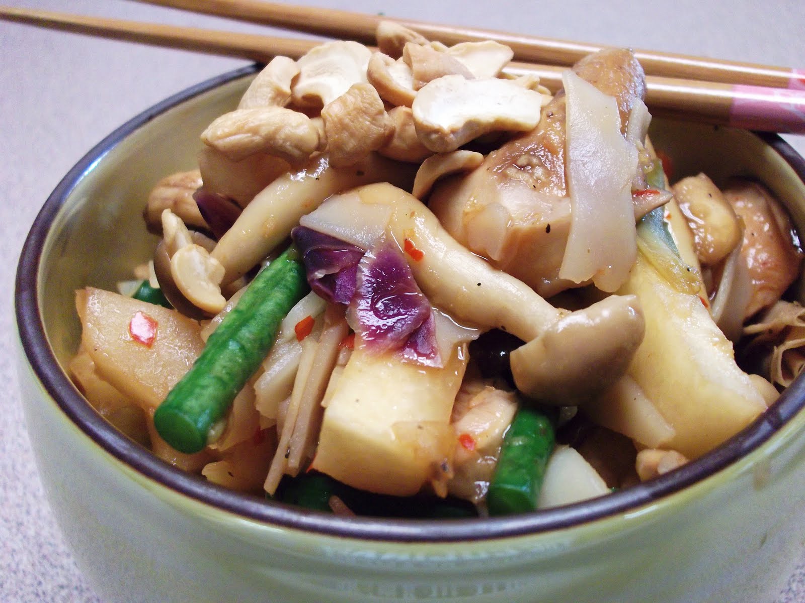 Just Another [Vegan] Health Freak Bean Curd Skin and Pho Noodle Stir Fry