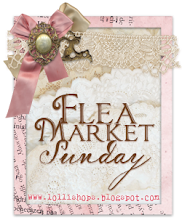 flea market sunday button