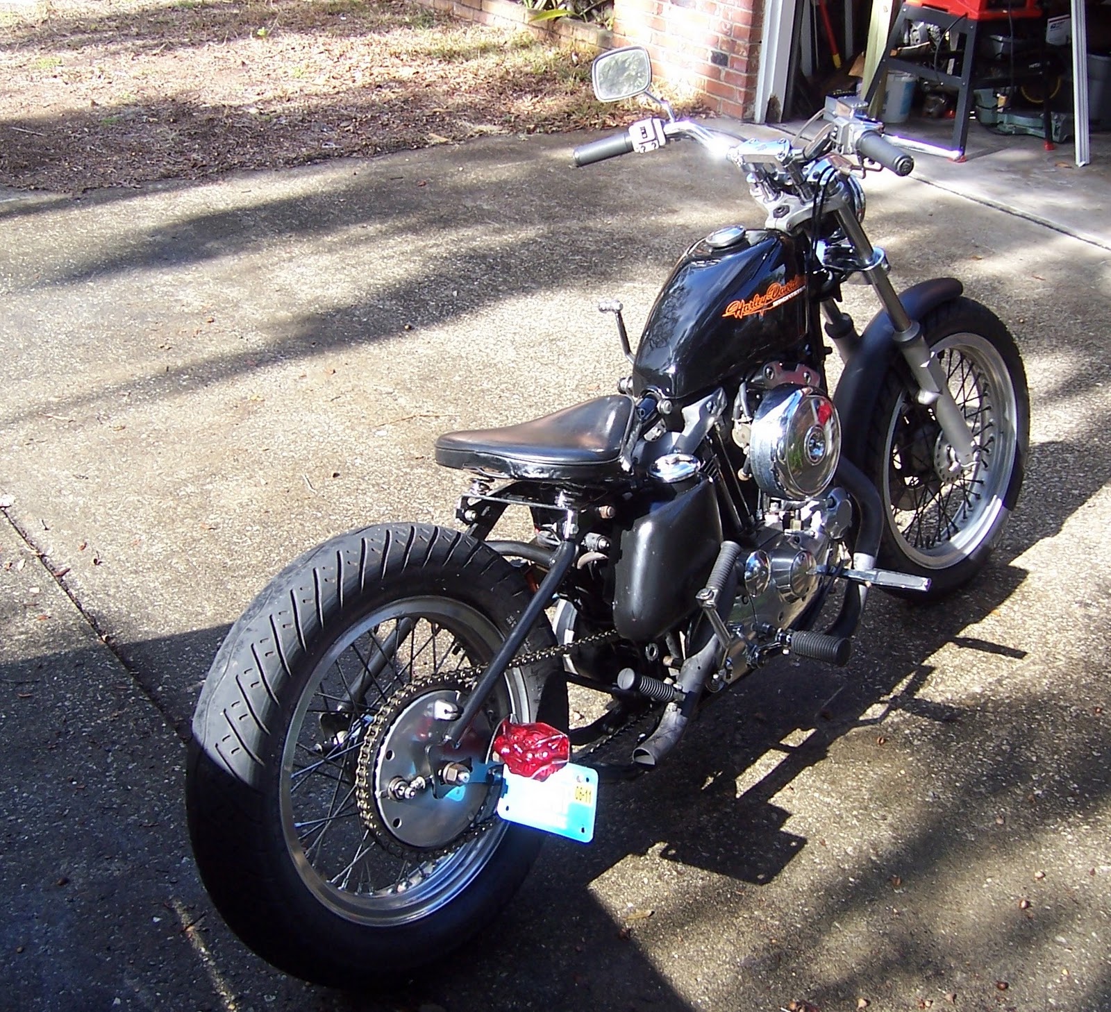 BOBS CHOP SHOP: 1977 harley sportster ironhead