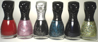Black nail polish and lip gloss: Bewbies & Nail Polish